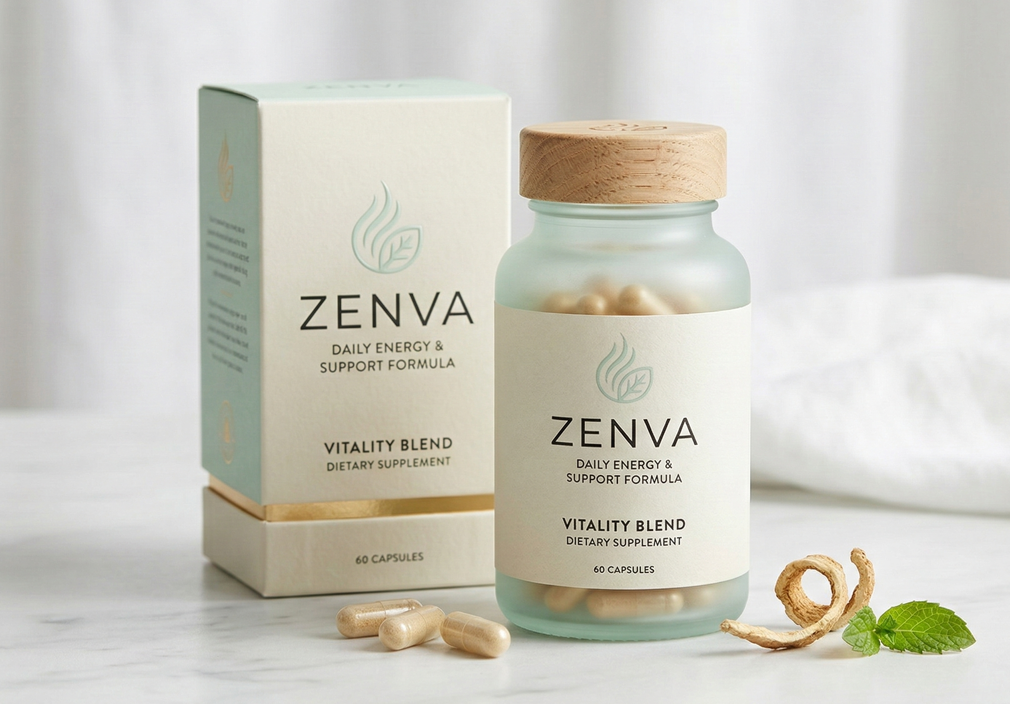 Zenva — supliment alimentar 60 capsule de la Nemtrika.Eu